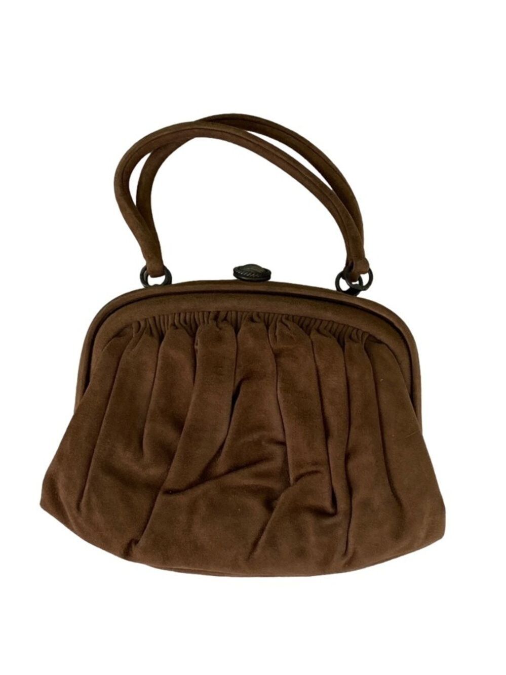 VINTAGE Lamprom Handbag Brown OS - Picture 2 of 7